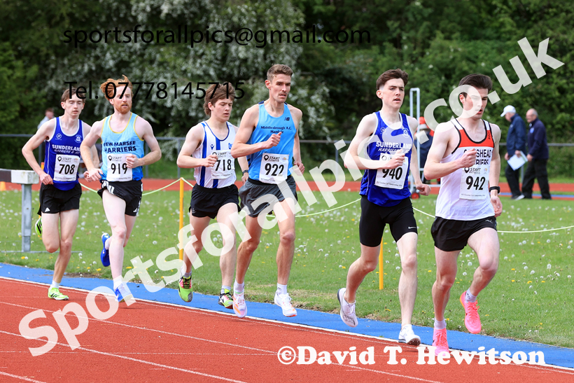 5000 metres, 2026 North Eastern Track and Field Champs, Shildon, County Durham. Photo: David T. Hewitson/Sports for All Pics